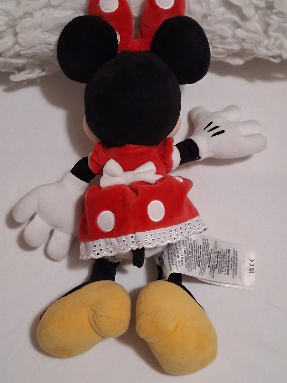 Disney Minnie Mouse Red Polka Dot Plush Toy